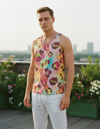 Men's Dusty Rose Savanna Tank Top tank top