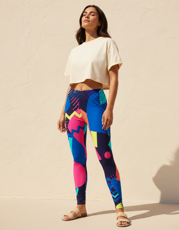 Crescendo full-length leggings