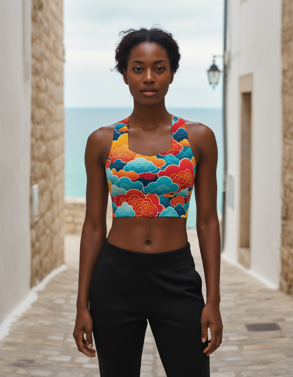 Chinese Collection longline sports bras