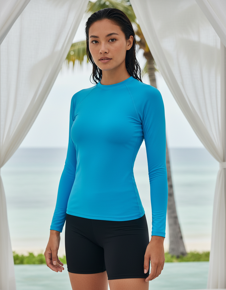 Capri Rash Guard Women's Rashguard — Dripper