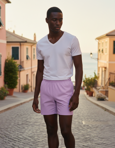 Lilac Men's Swim Trunks swim trunks
