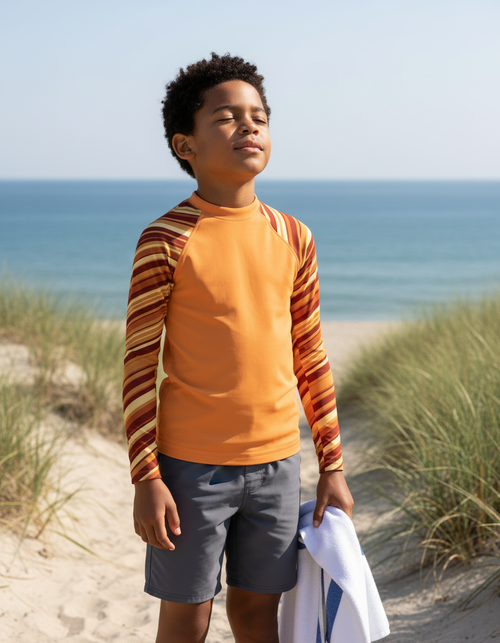 Muskmelon Sway Kids Rash Guard Kids Rash Guard — Dripper