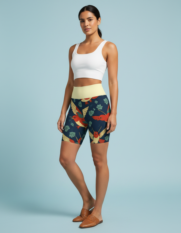 Yoga Shorts in Eclipse