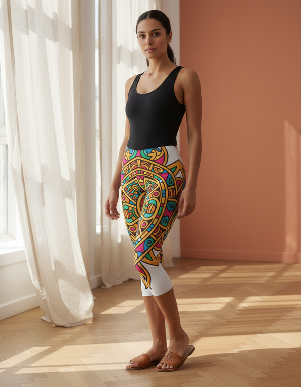 Coyote Capri Leggings Capri Leggings — Dripper
