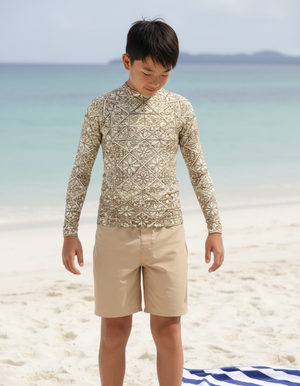 Youth Angora Zellige youth rashguards
