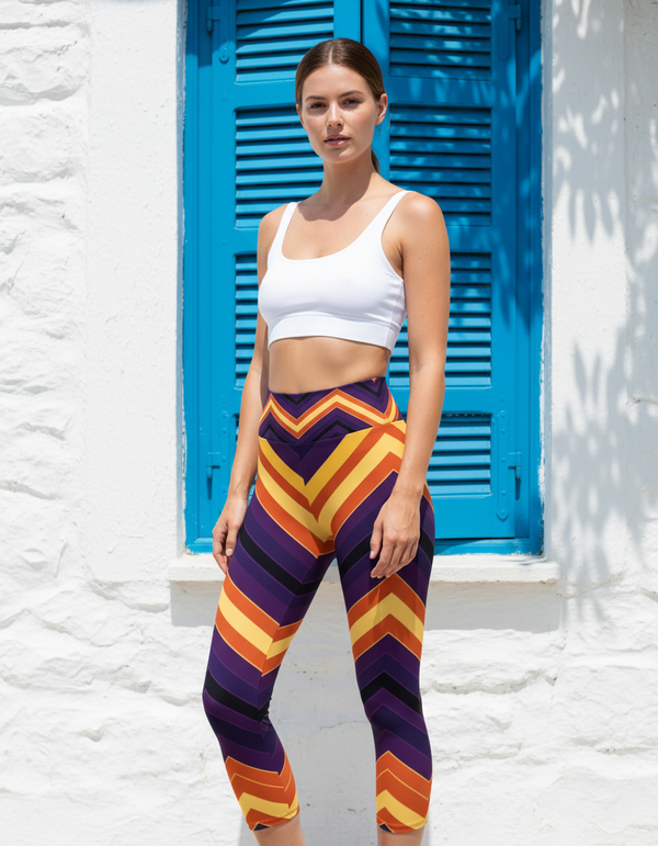 Echo Capri Yoga Leggings Capri Yoga Leggings — Dripper