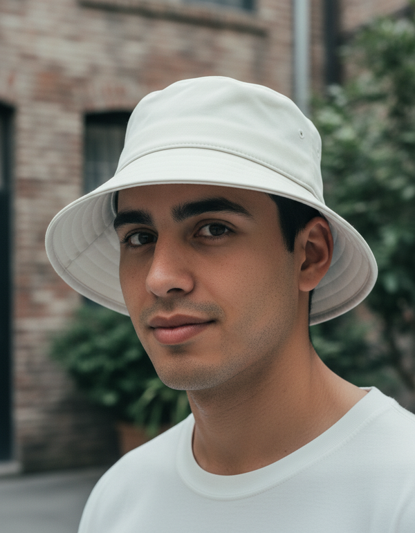 Bucket Hat in Chalk