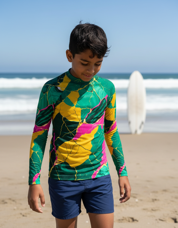 Marble Collection youth rashguards