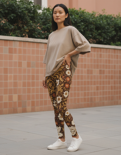 Muskmelon Acanthus Leggings leggings