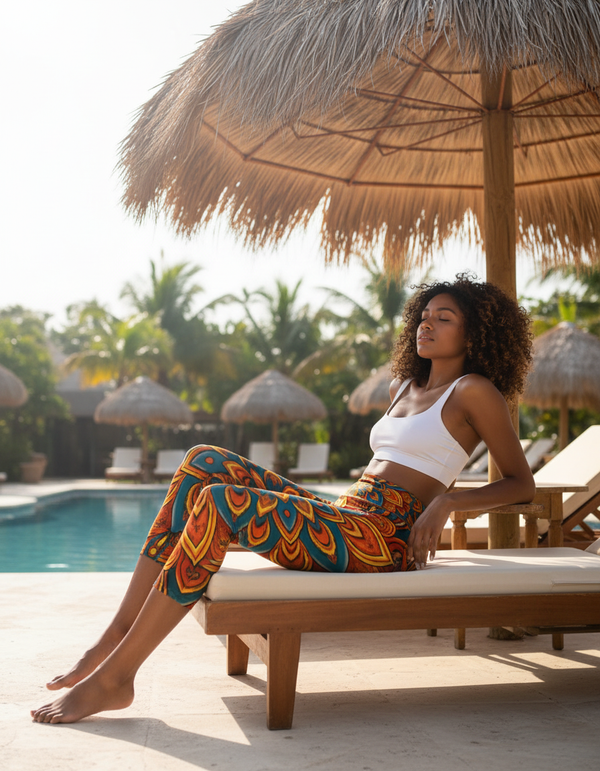 Kaleido Capri Yoga Leggings bikini — Dripper