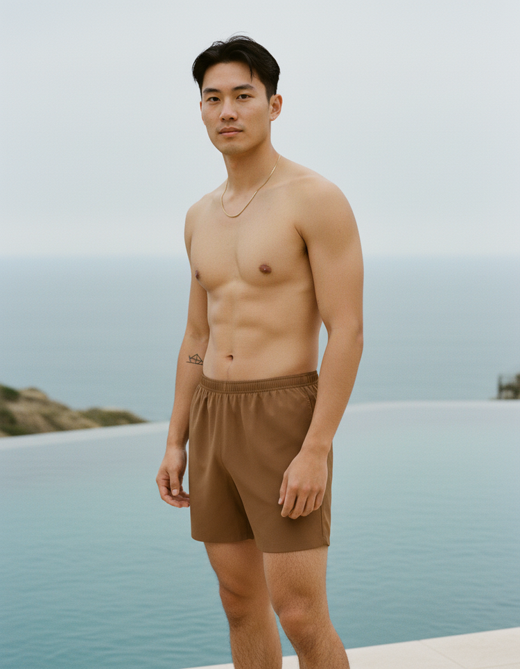 Toffee Men's Swim Trunks Men's Swim Trunks — Dripper
