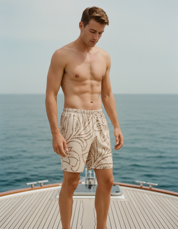 Men's Batik Collection Swim Trunks