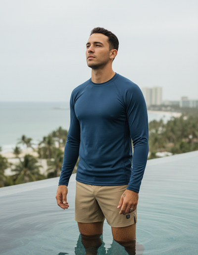 Men's Atlantic Blue rash guard