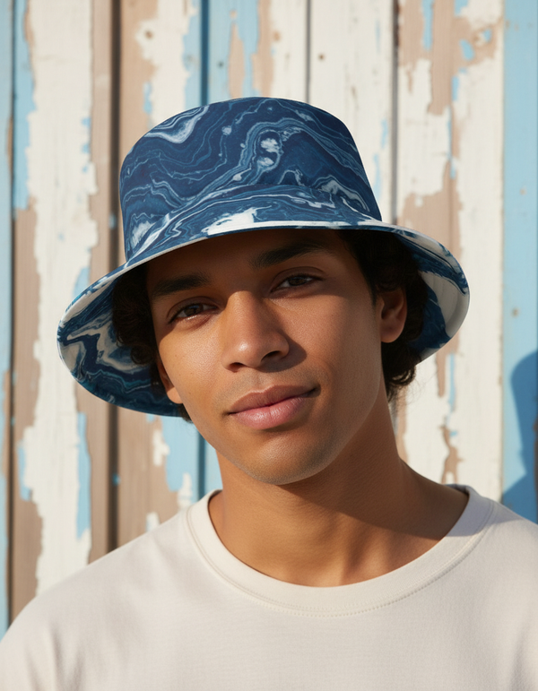 Fluid Motion Vein Bucket Hat