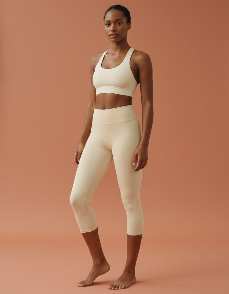 Bone Leggings Capri Yoga Leggings — Dripper