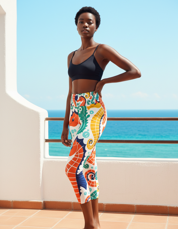 Serenade Capri Yoga Leggings bikini — Dripper
