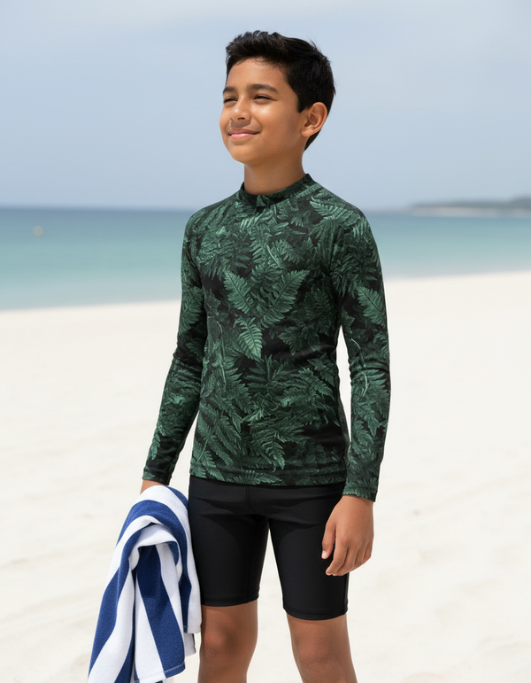 Youth Fern Rash Guard
