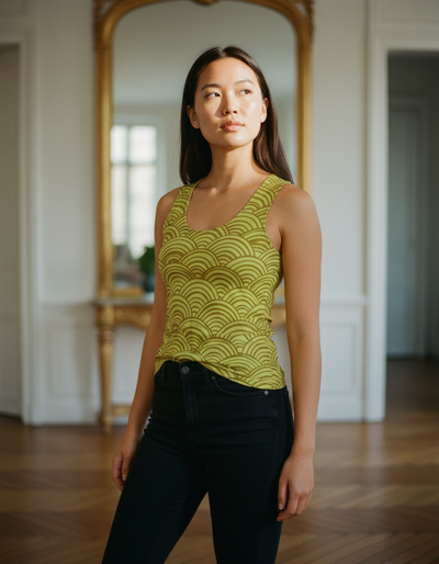 Women's Runway Chartreuse Yugen Tank Top tank top