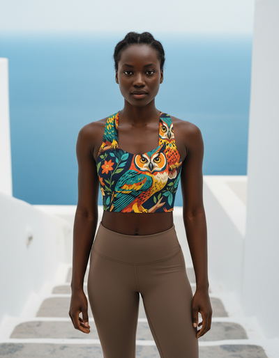Whimsy Longline Sports Bra longline sports bra