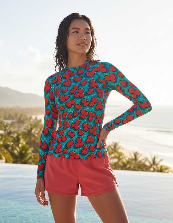 Crescent Rash Guard Women's Rashguard — Dripper