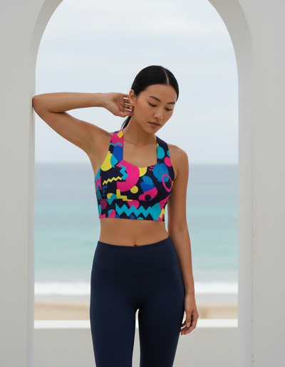 Fresco Longline Sports Bra longline sports bra