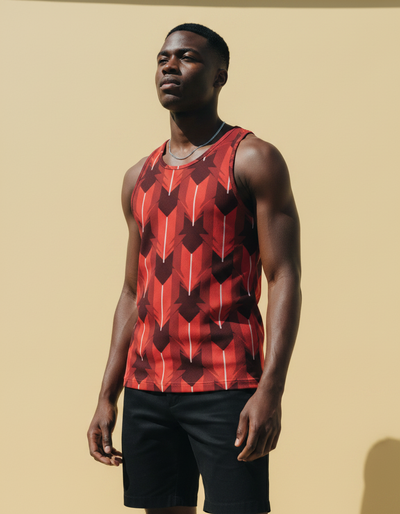 Men's Fiery Red Kumo Tank Top tank top