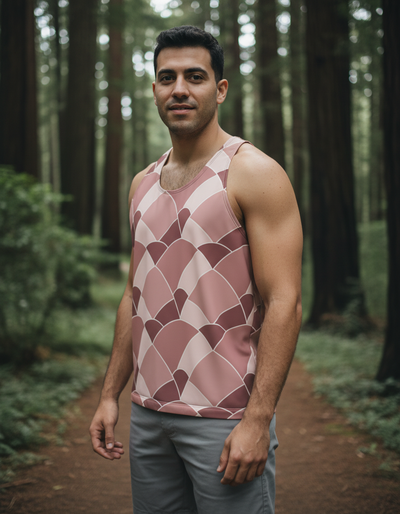 Men's Dusty Rose Kaze Tank Top tank top
