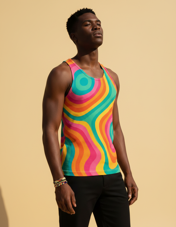Aura Tank Top Men's Tank Top — Dripper