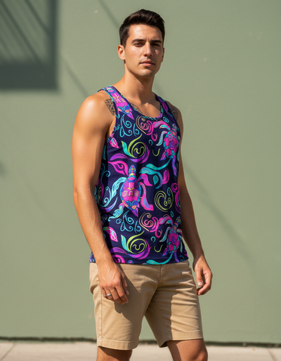 Men's Aqua Tank Top tank top