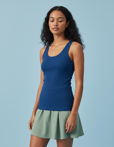Women's Classic Blue Tank Top tank top