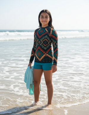 Woven Youth Rash Guard Youth Rash Guard — Dripper