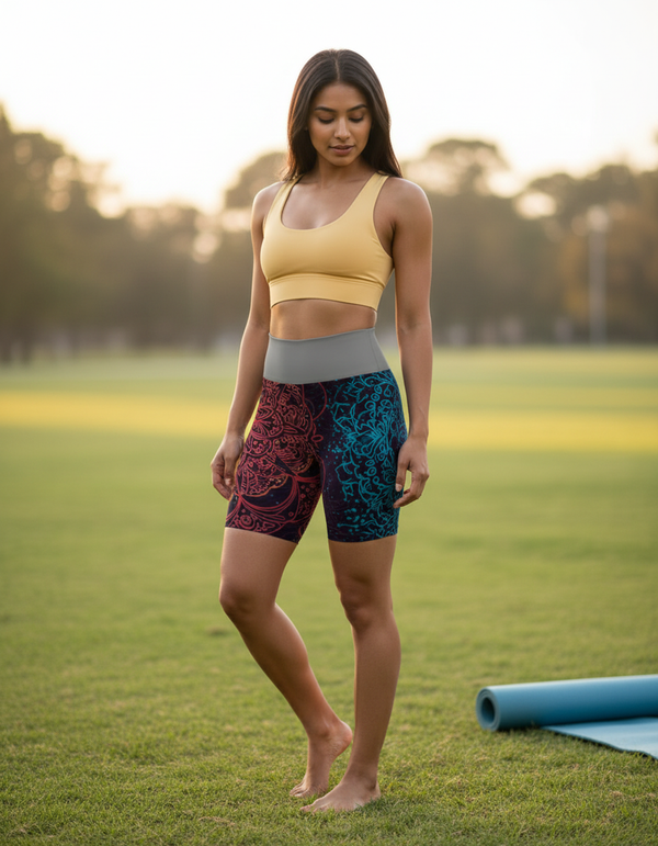 Yoga Shorts in Karma