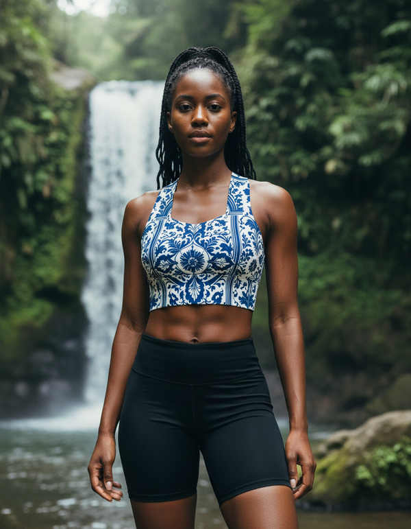 Azure Sports Bra Longline classic sports bras