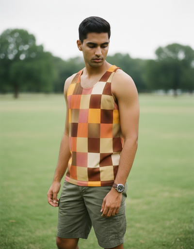 Men's Coffee Bean Pulse Tank Top tank top