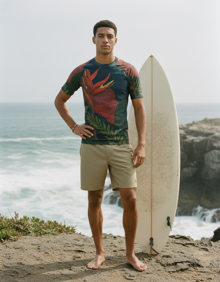 Men's Gauguin Tahiti Rash Guard