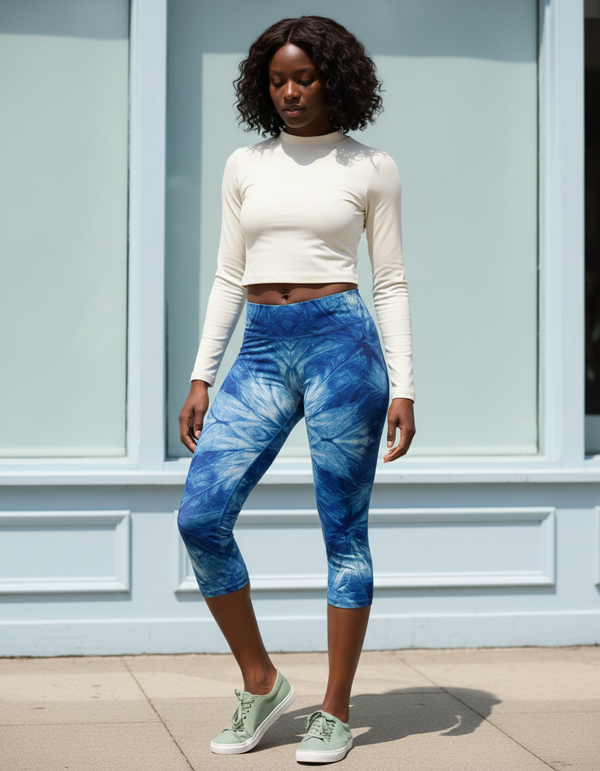 Kumo Leggings Capri Leggings — Dripper