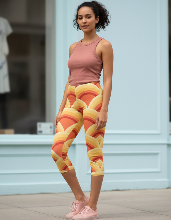 Riku Capri Leggings bikini — Dripper