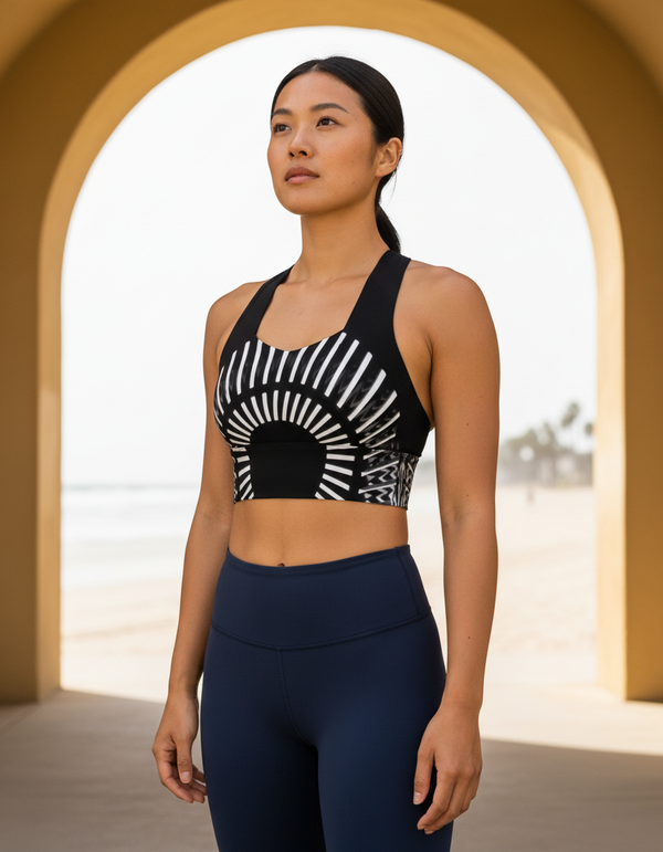 Shade longline sports bras