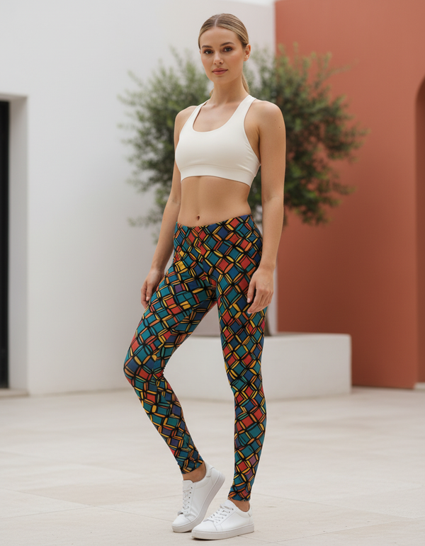 Women's Complex Color Patterns Leggings