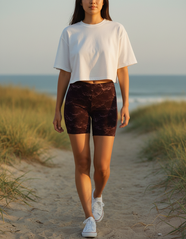 Women's Short Shorts in Amaranth Eclipse