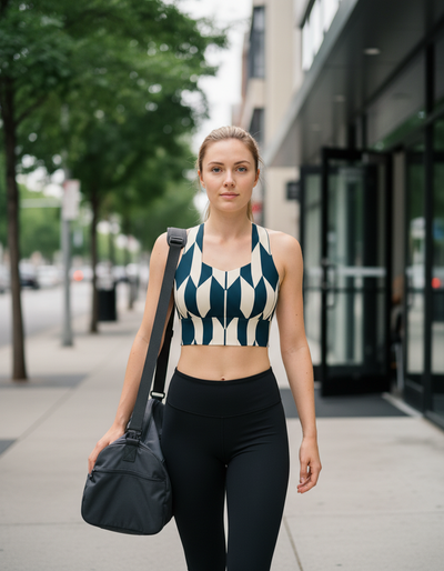 Sakura Longline Sports Bra longline sports bra