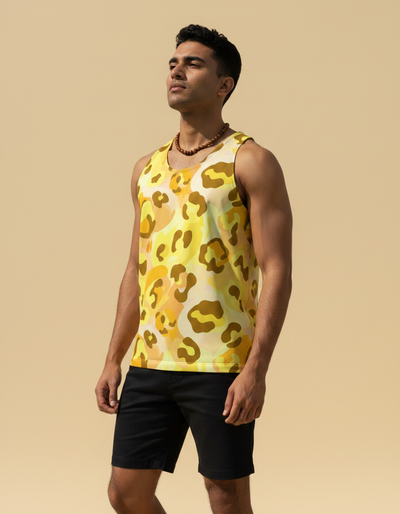 Men's Yellow Savanna Tank Top tank top