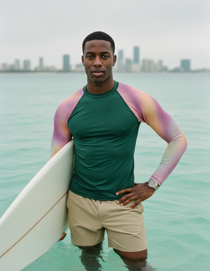 Men's Amaranth Chroma men's short-sleeve rashguards