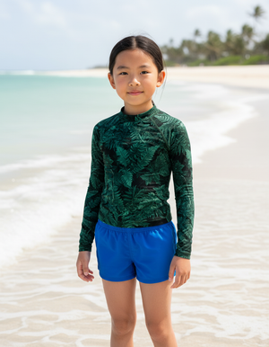 Kids Alexandrite Verdant kids rashguards