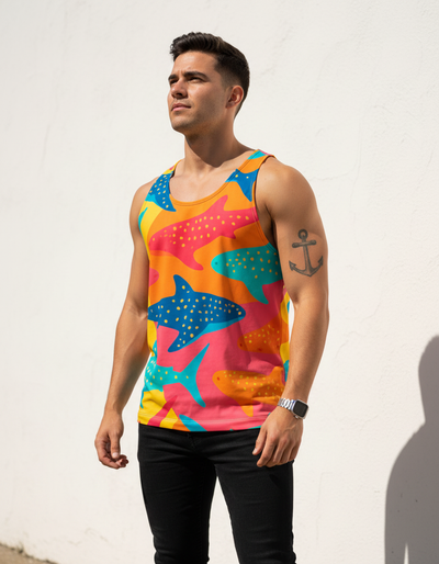 Men's Azure Tank Top tank top