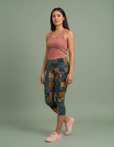 Alexandrite Fragment Capri Leggings capri leggings
