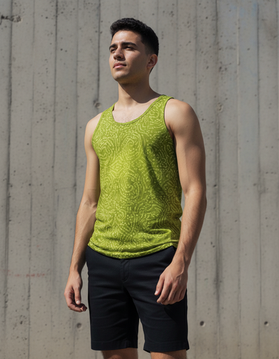 Men's Lime Taal Tank Top tank top