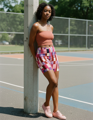 Fiery Red Spectrum Short Shorts Short Shorts — Dripper