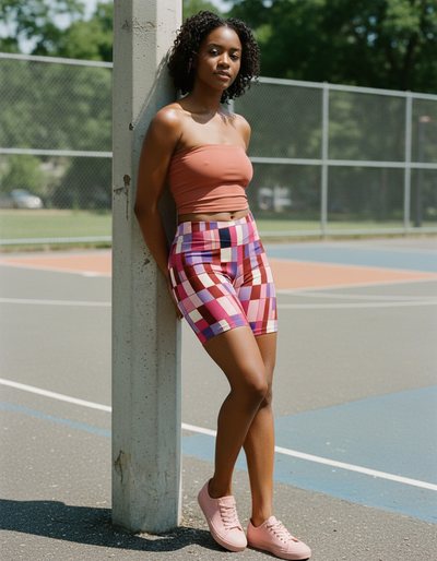 Fiery Red Spectrum Short Shorts short shorts