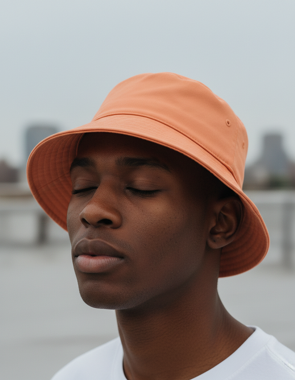 Bucket Hat in Atomic Tangerine